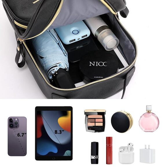9261 Mini Backpack for Girls Teens Small Cat Backpack Purse main image 4